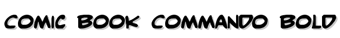 Comic Book Commando Bold font